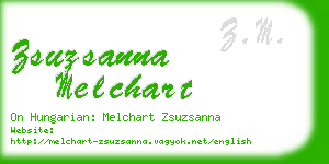 zsuzsanna melchart business card